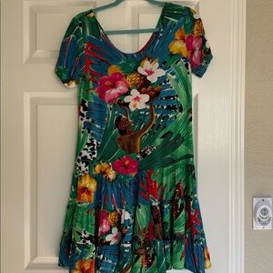 Jams World Multicolor Tropical Dress